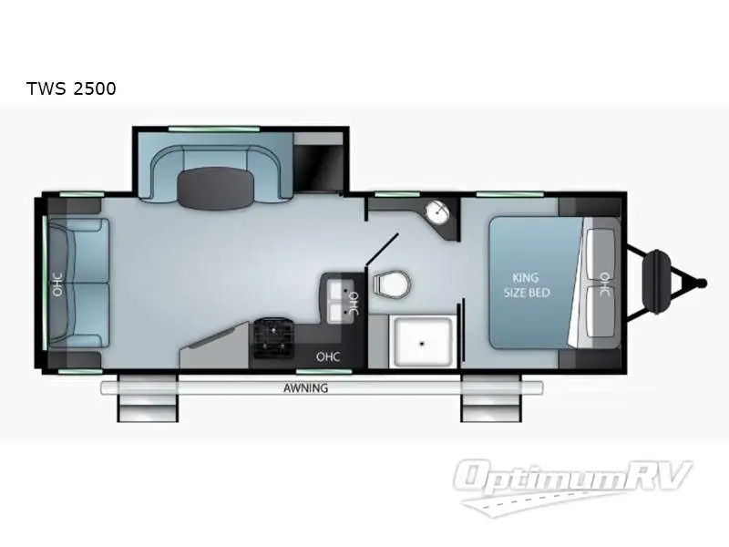 2021 Cruiser Twilight Signature TWS 2500 RV Floorplan Photo