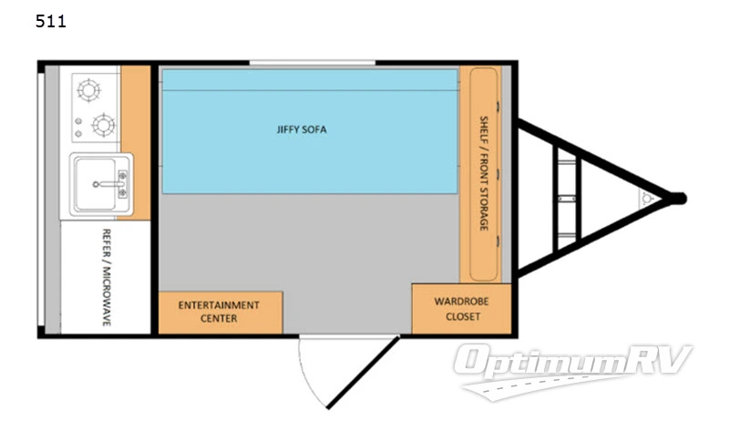 2020 Riverside Retro 511 RV Floorplan Photo