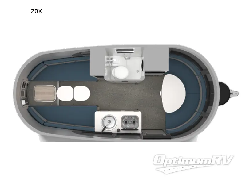 2023 Airstream Basecamp 20X RV Floorplan Photo