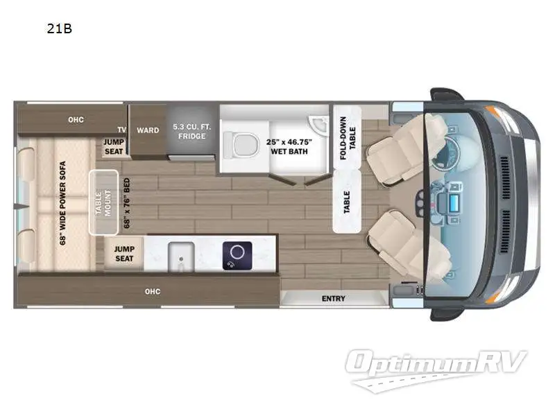 2024 Entegra Expanse 21B RV Floorplan Photo