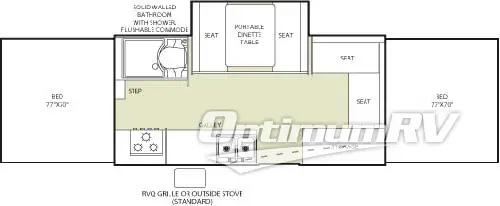 2007 Fleetwood Highlander Niagara RV Floorplan Photo