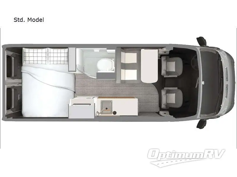 2023 Airstream Rangeline Std. Model RV Floorplan Photo