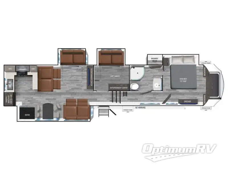 2025 Heartland Corterra CT3.7 RV Floorplan Photo