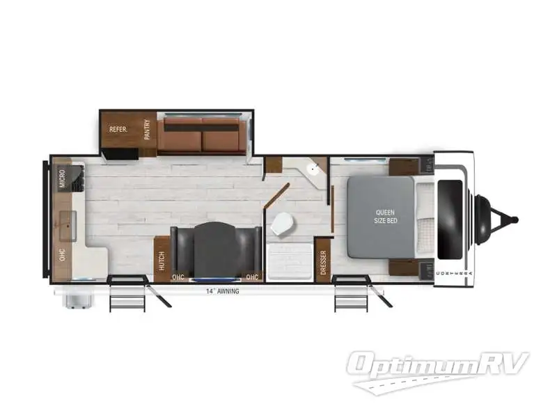 2025 Heartland Corterra 25.2RK RV Floorplan Photo