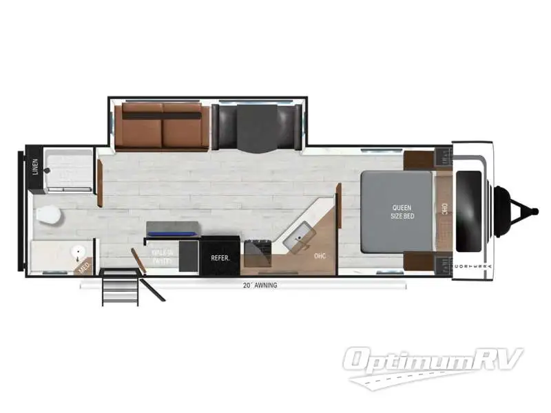 2025 Heartland Corterra 26.3RB RV Floorplan Photo