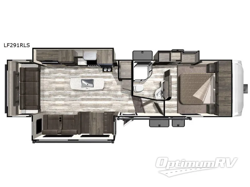 2019 Highland Ridge Open Range Light LF291RLS RV Floorplan Photo