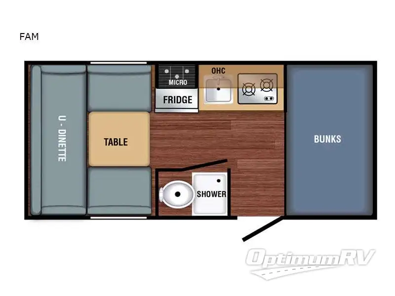 2022 Braxton Creek Free Solo Plus FAM RV Floorplan Photo