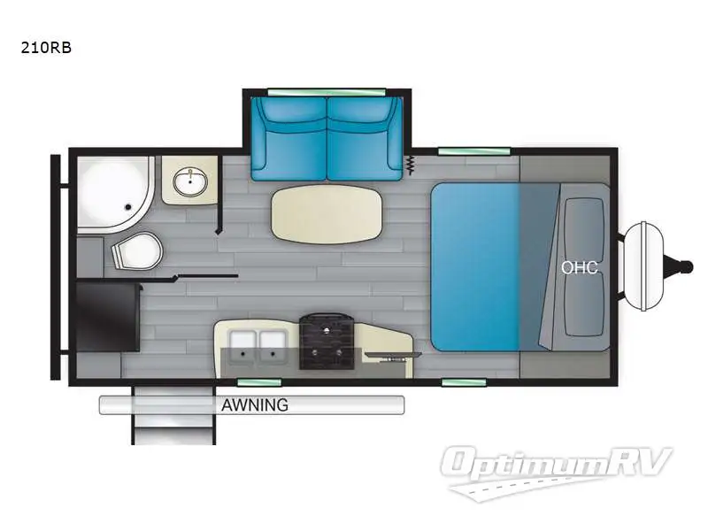 2022 Heartland Mallard 210RB RV Floorplan Photo