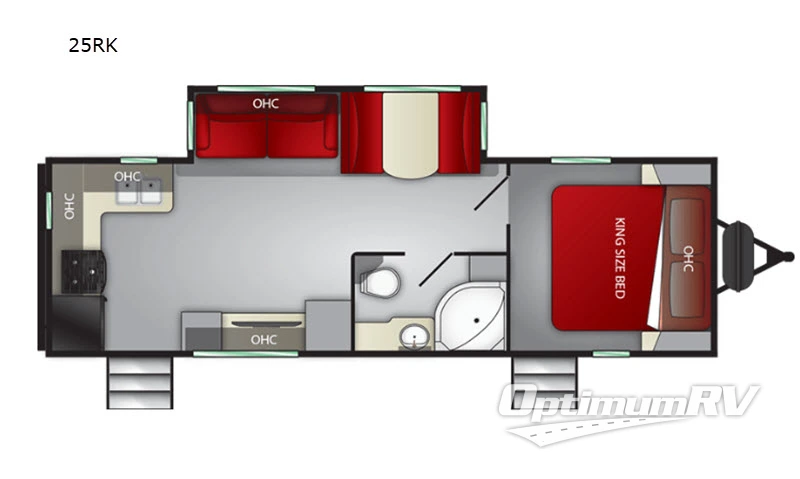 2019 Cruiser Radiance Ultra Lite 25RK Floorplan Photo