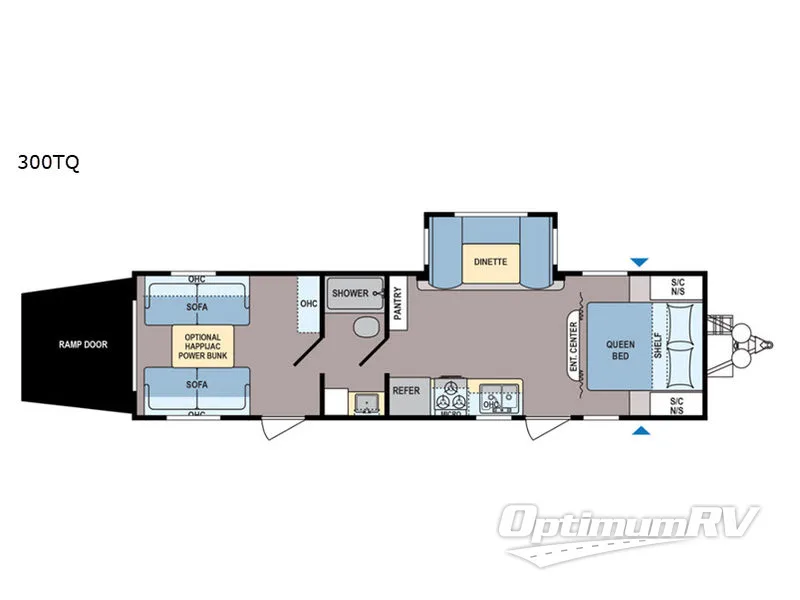 2020 Dutchmen Coleman Lantern Series 300TQ RV Floorplan Photo