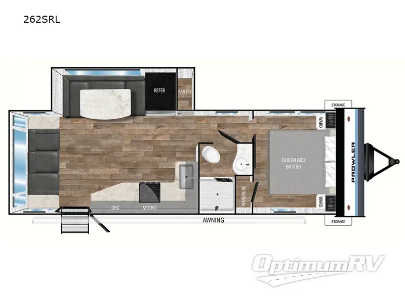 2024 Heartland Prowler 262SRL RV Floorplan Photo