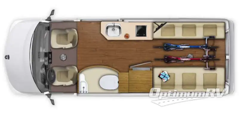 2015 Roadtrek Zion Zion RV Floorplan Photo