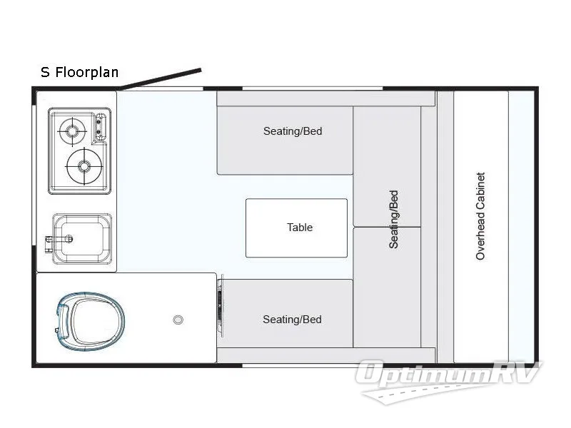 2017 nuCamp T@B 320 S Floorplan Photo