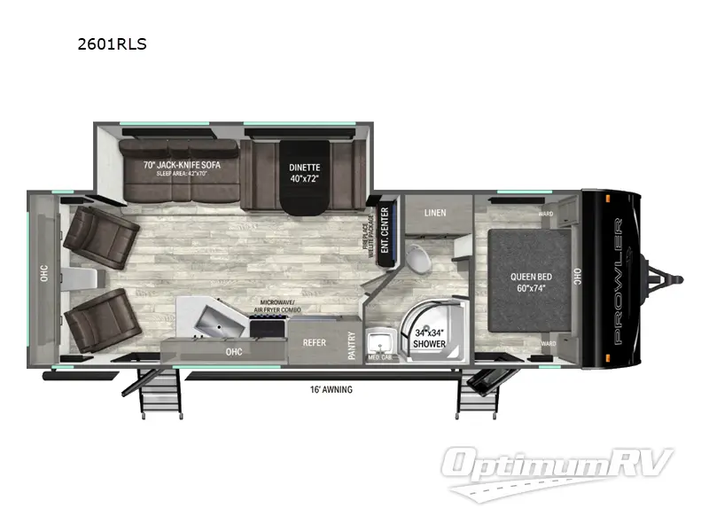 2027 Heartland Prowler 2601RLS Floorplan Photo